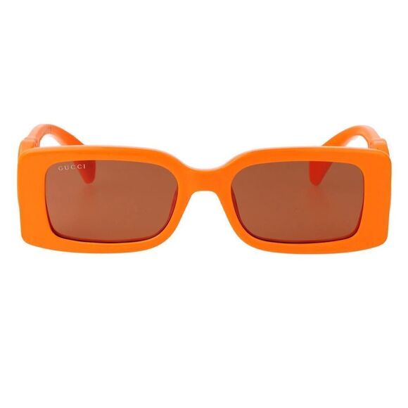 NEW Gucci Sunglasses GG1325S 008 Orange Rust Brown Unisex Authentic main image 9